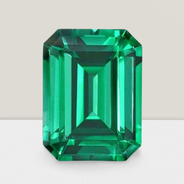 Emerald Octagon Cut Gemstone 2 Cts – 10×8 mm VVS Loose Gem