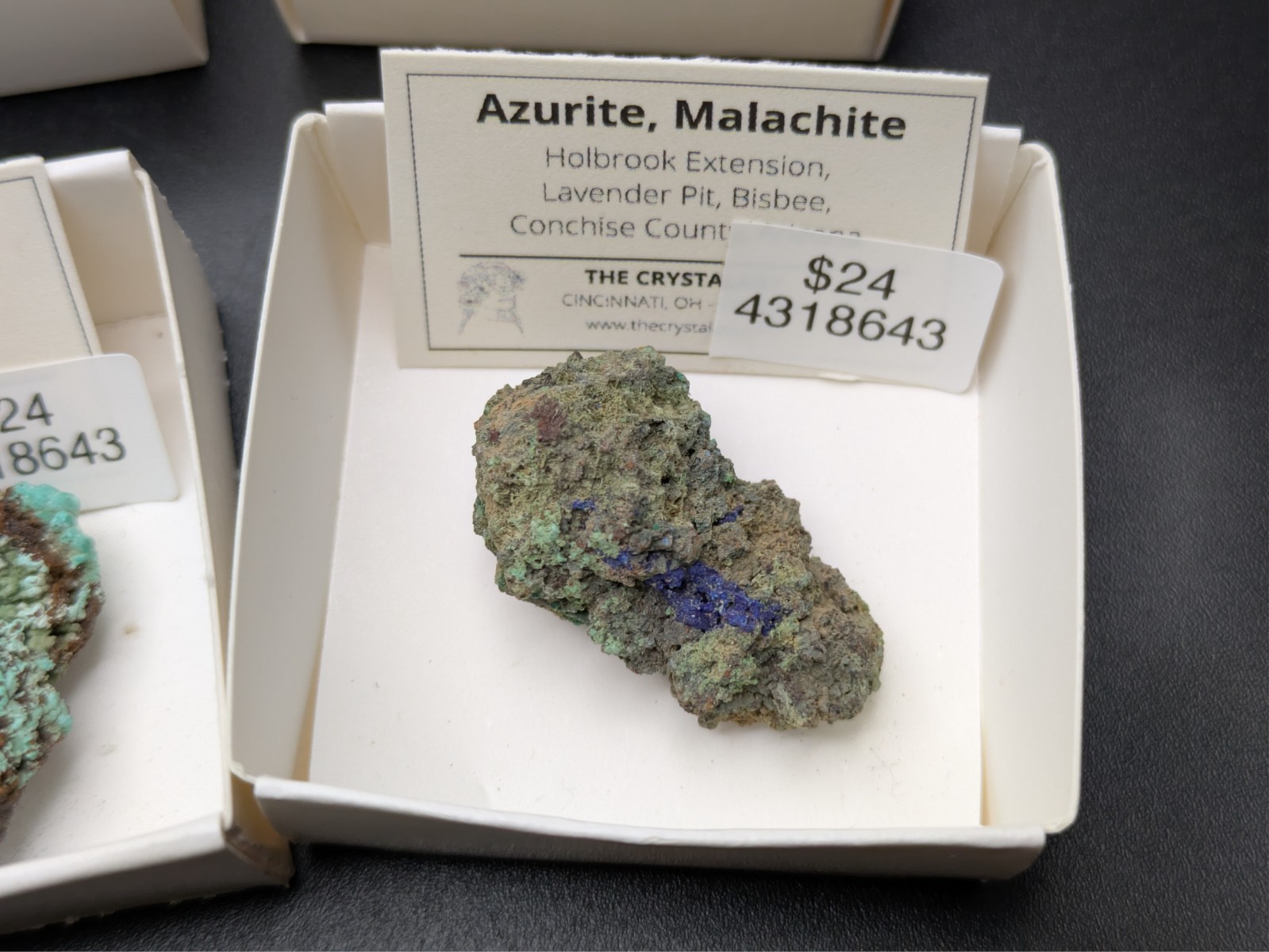 AZURITE, MALACHITE- Bisbee & Greenlee, Arizona- Miniatures