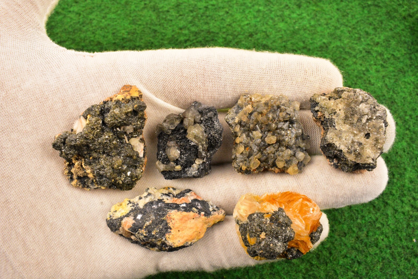1 Galena Cerussite Barite 3-5cm Crystal Mineral [SMALL] Reiki UK Quick Postage✔✔