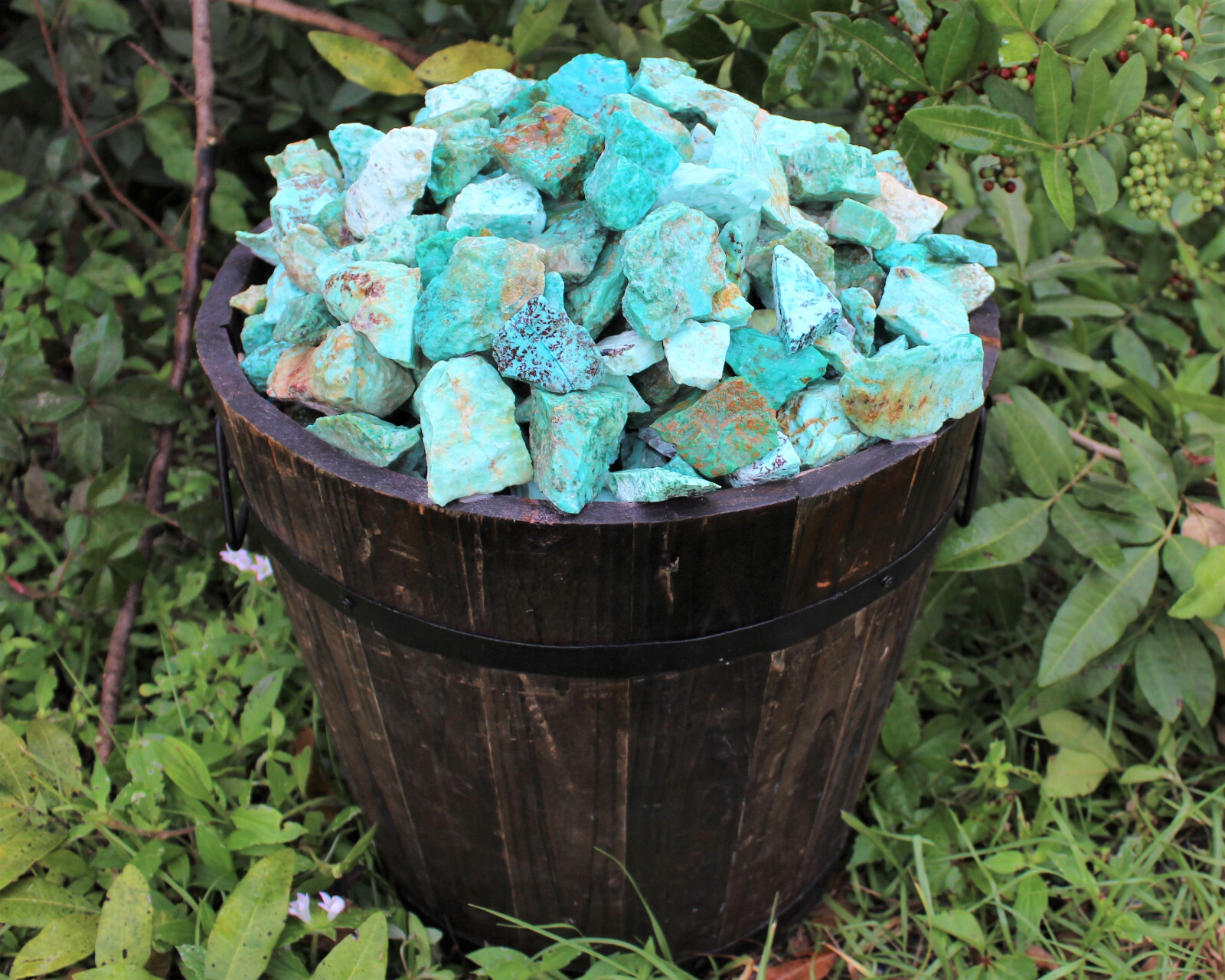 Rough Turquoise Stones LARGE 2-3″ (Raw Natural Turquoise, Peru)