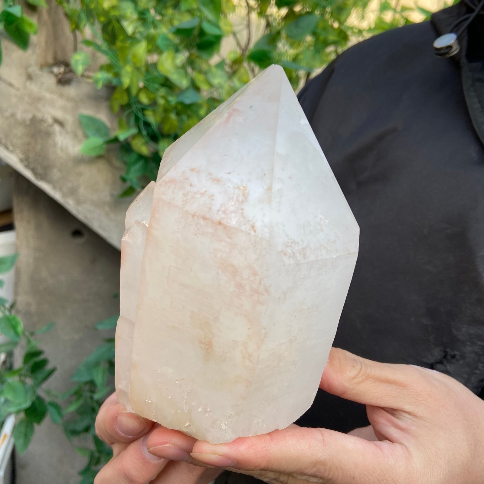 3.5lb Natural Clear White Quartz Crystal point Rough Healing Specimen