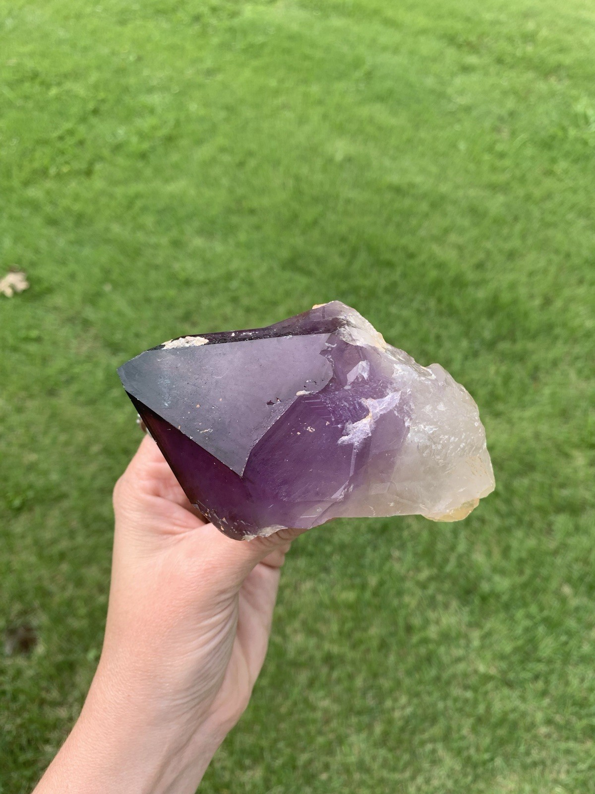 Amethyst Crystal Point from Australia dug by Patrick Gundersen Crystals of AUS