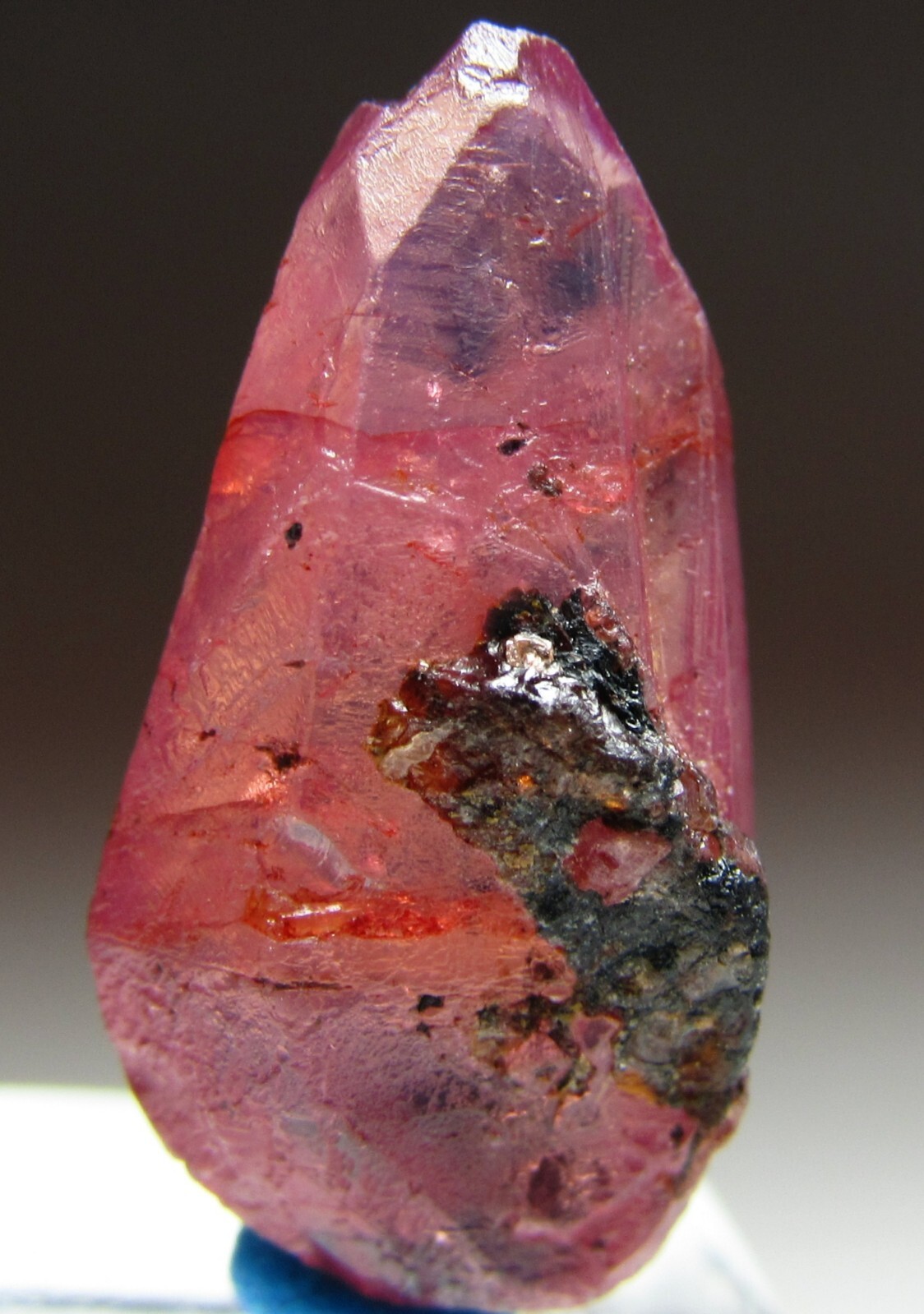 EXTRAVAGANT FINE DOUBLE TERMINATED GEM CLEAR RUBY CRYSTAL!!! WINZA TANZANIA