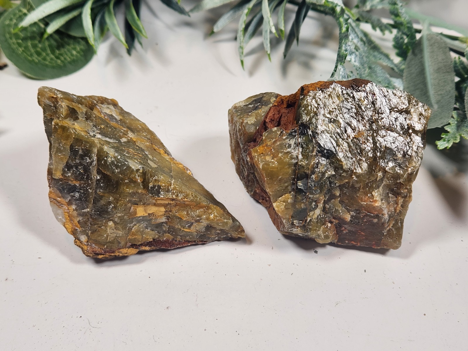 2 Nellite Mineral Specimen Lot 223g Total Weight South AFRICA Z9 1