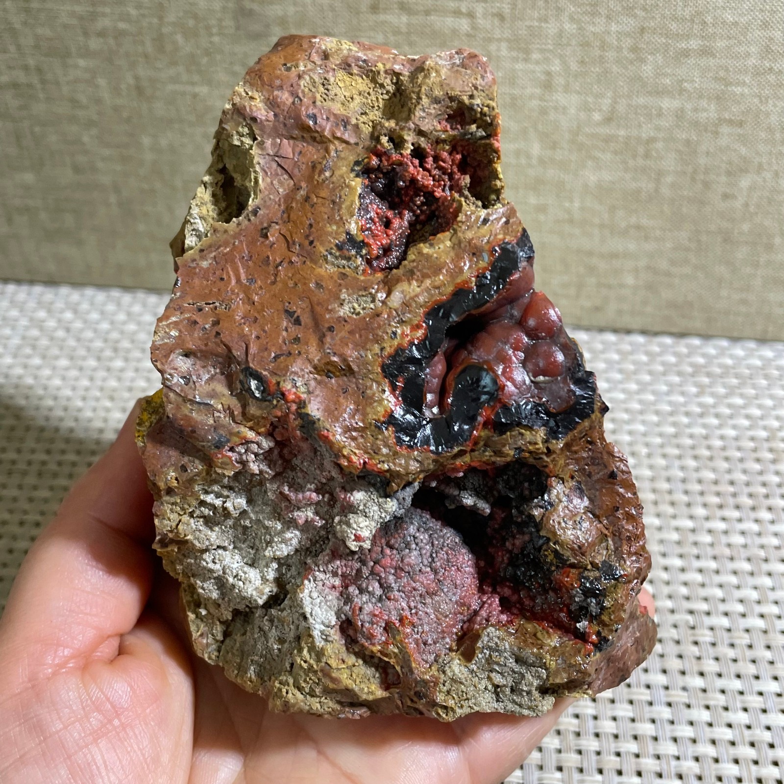587g Raw Carnelian Stone Rough Red Gemstone Mineral Specimen