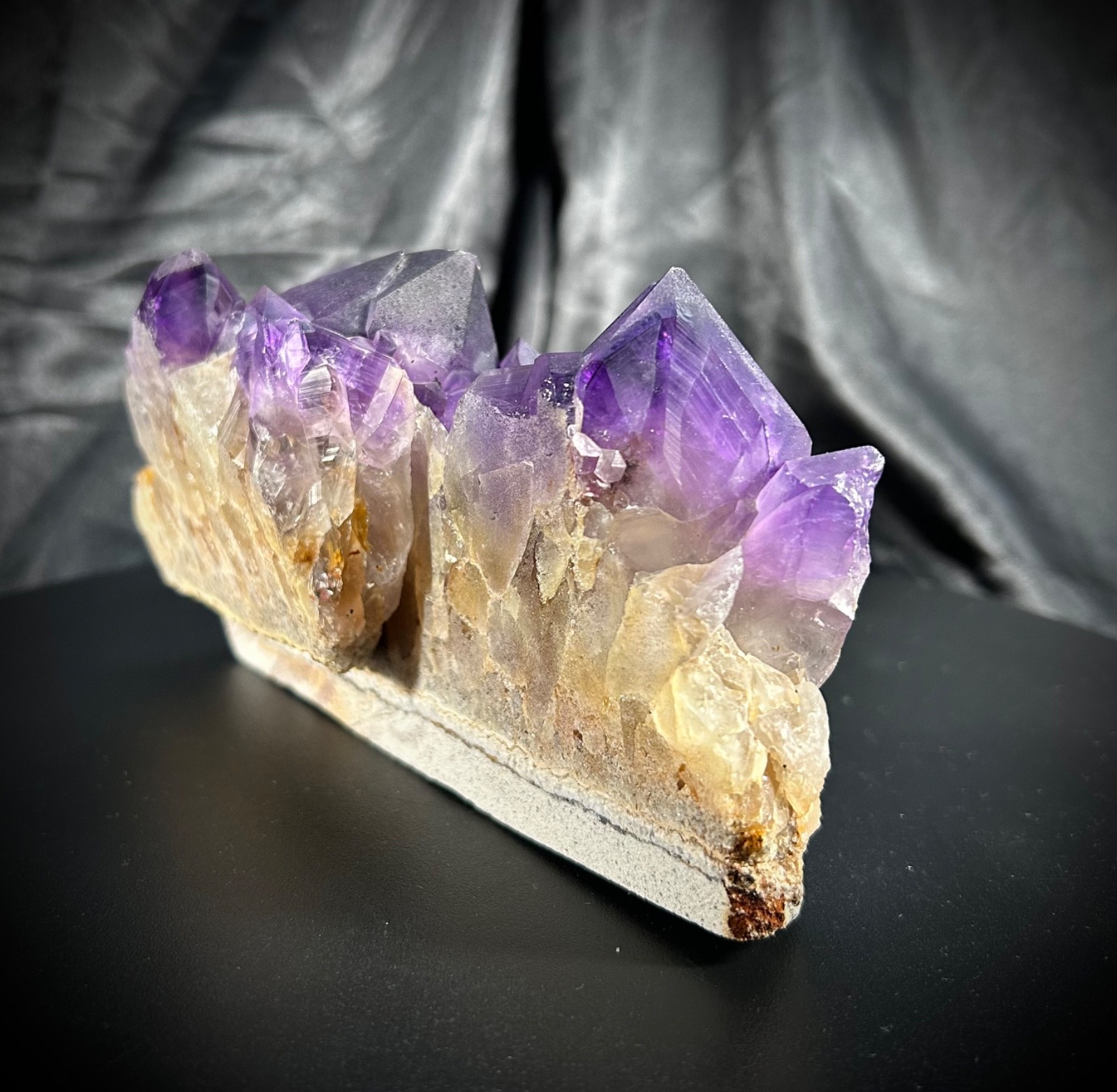 6.25″ Chunky Amethyst Cluster Specimen 2lb 3.8oz (1014 grams)