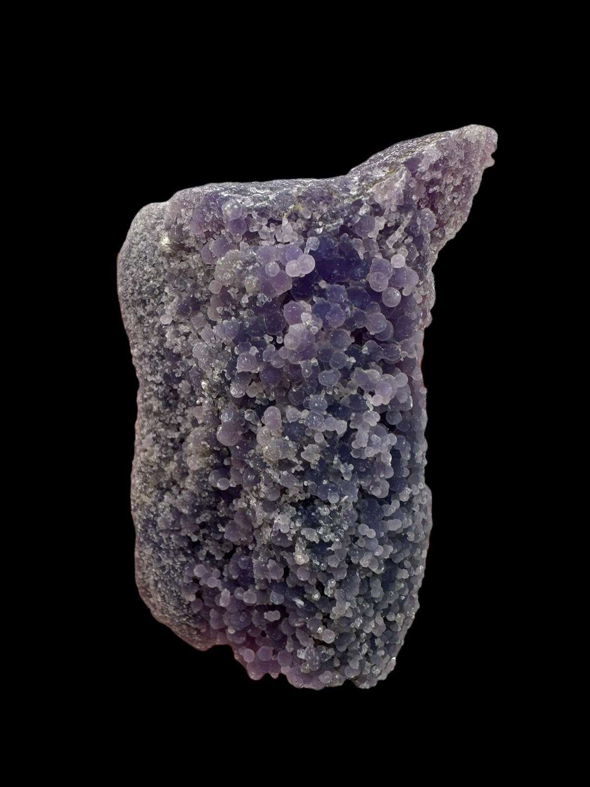 Iridescent Blue Grape Agate Cluster Botryoidal Mineral Specimen Chalcedony