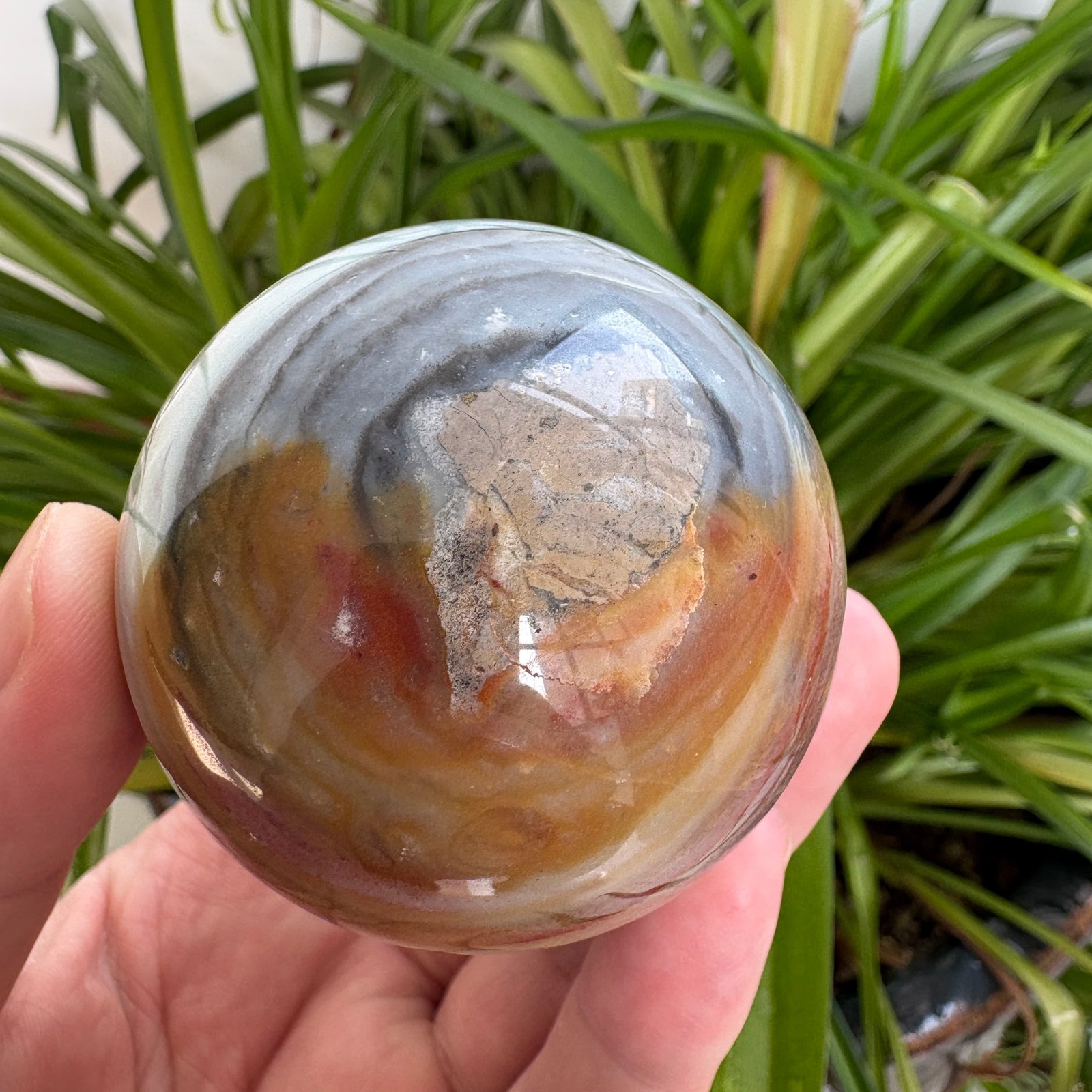 Natural Amazonite Sphere 2.3″ 0.6 lb Crystal Ball Healing