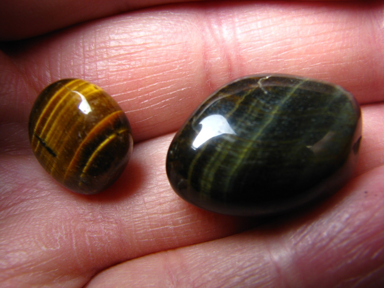 7 MINERAL SPECIMENS AVENTURINE AMAZONITE 2 TIGER EYE AGATE JASPER QUARTZ #291