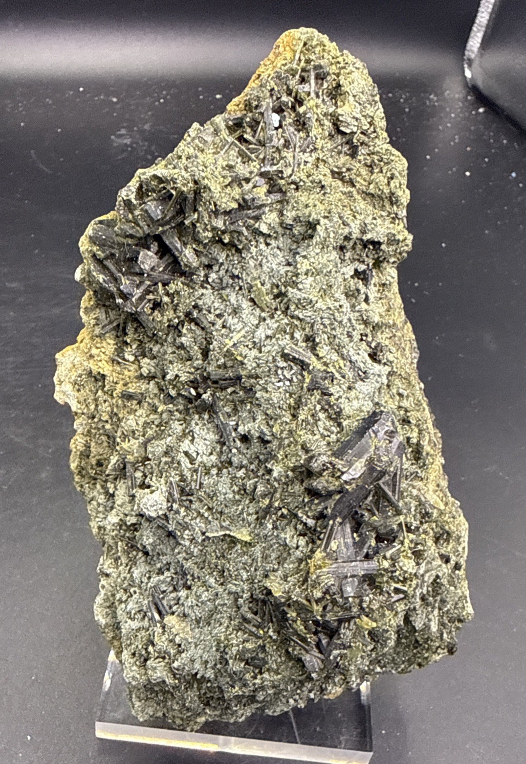 2.5 Lb Large Natural Epidote On Matrix From Pakistan. A+ Specimen,Minerals,Gems.