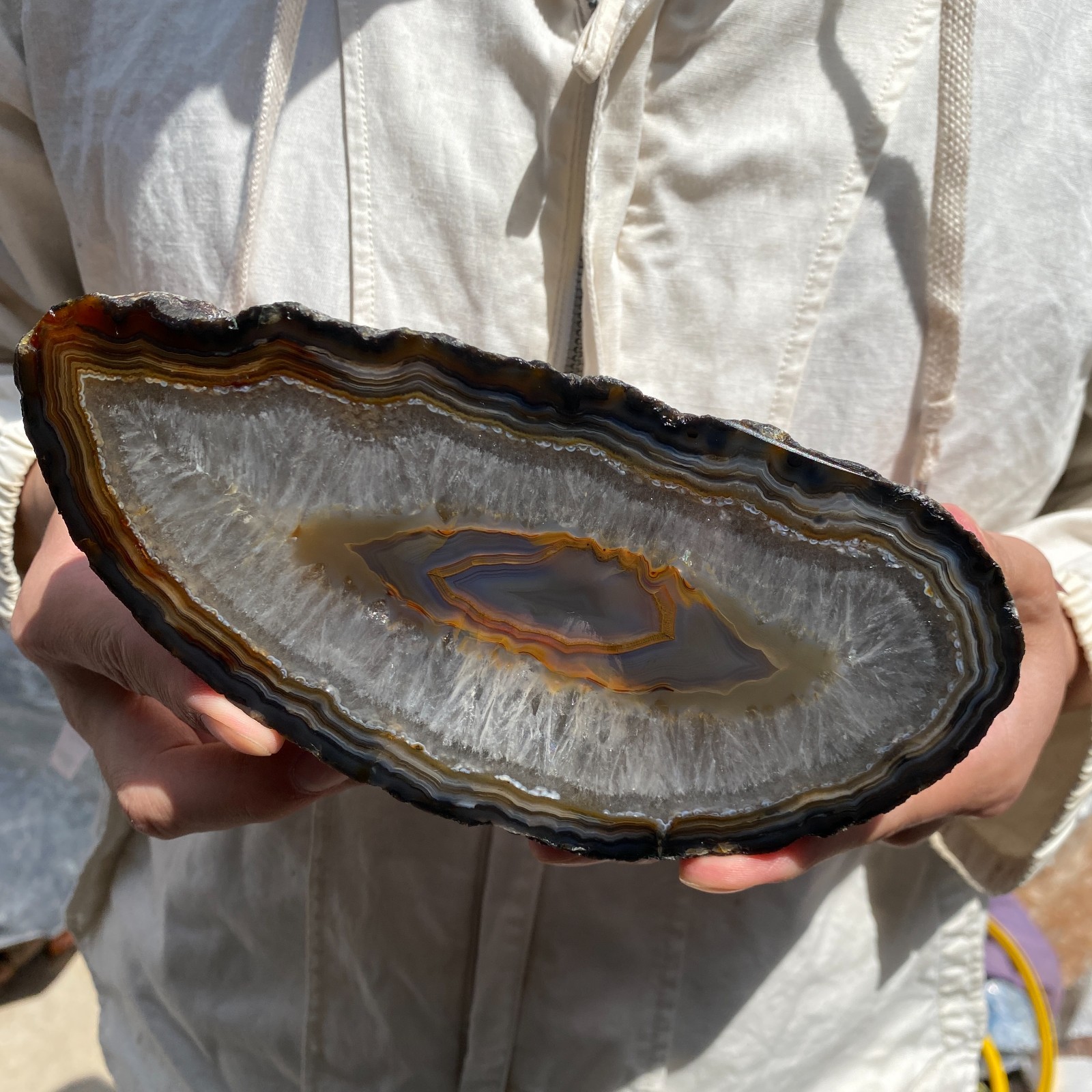2200G Natural Beautiful Agate Geode Druzy Extra Gemstone specimen healing