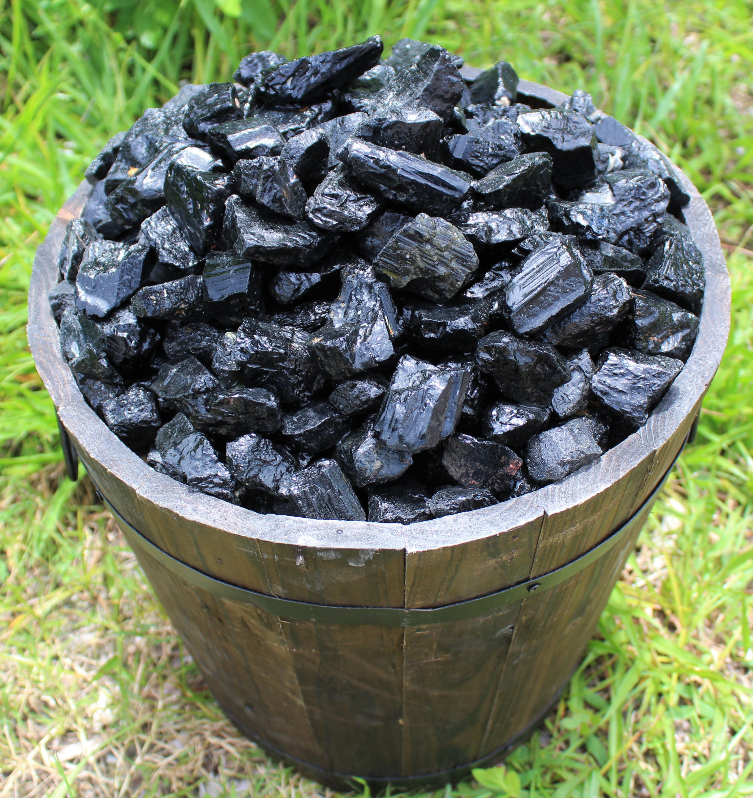1/4 lb Black Tourmaline Rough Natural Stones Bulk Wholesale Crystal Raw 4 oz