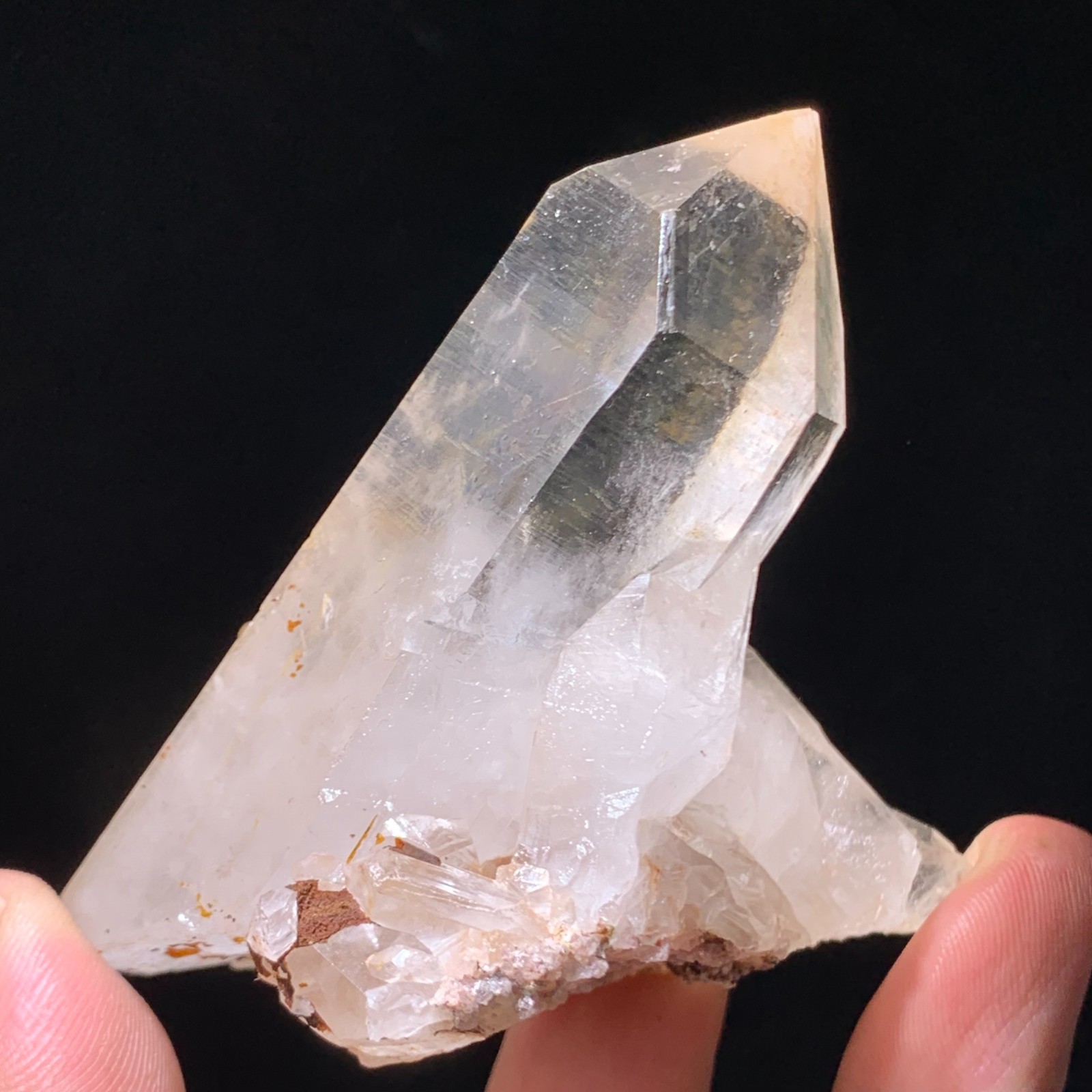 146g Natural white crystal cluster point mineral specimen Chakras Healing