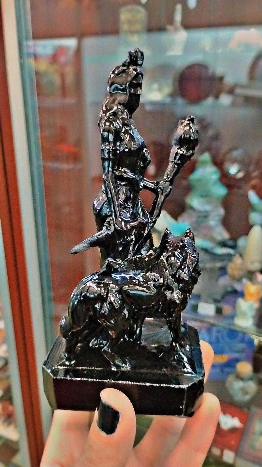 Black Obsidian Hekate & Wolf