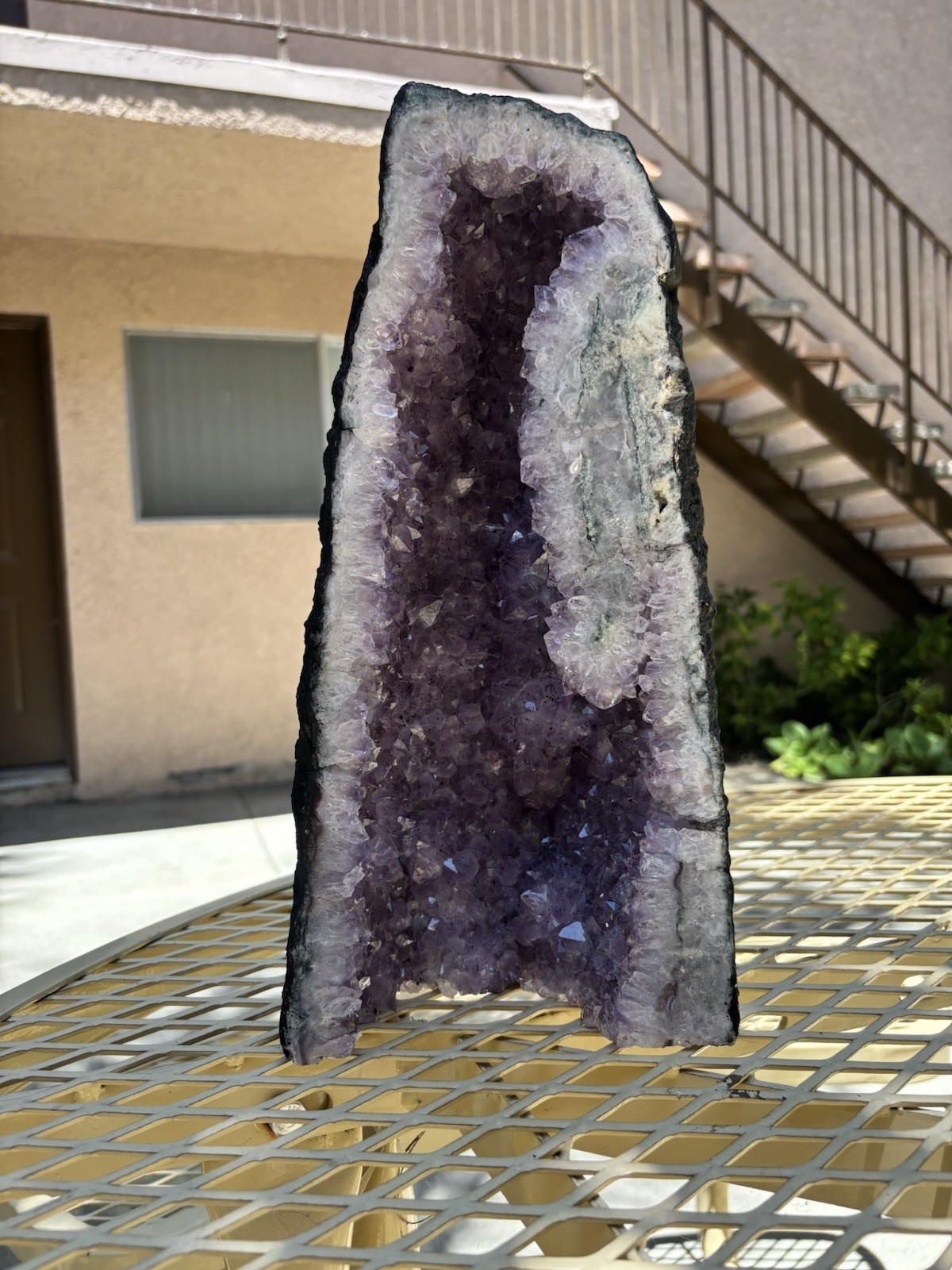Large Natural Amethyst Crystal Geode Cluster Uruguay/Brazil Origin
