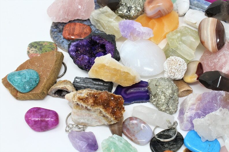 Random Crystal Lot, Assorted Mixed Gemstones, Random Crystals Lot