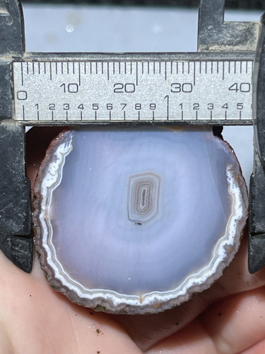 1Pair China Agate Hebei xuanhua natural Slices Crystal collectible 143g 37