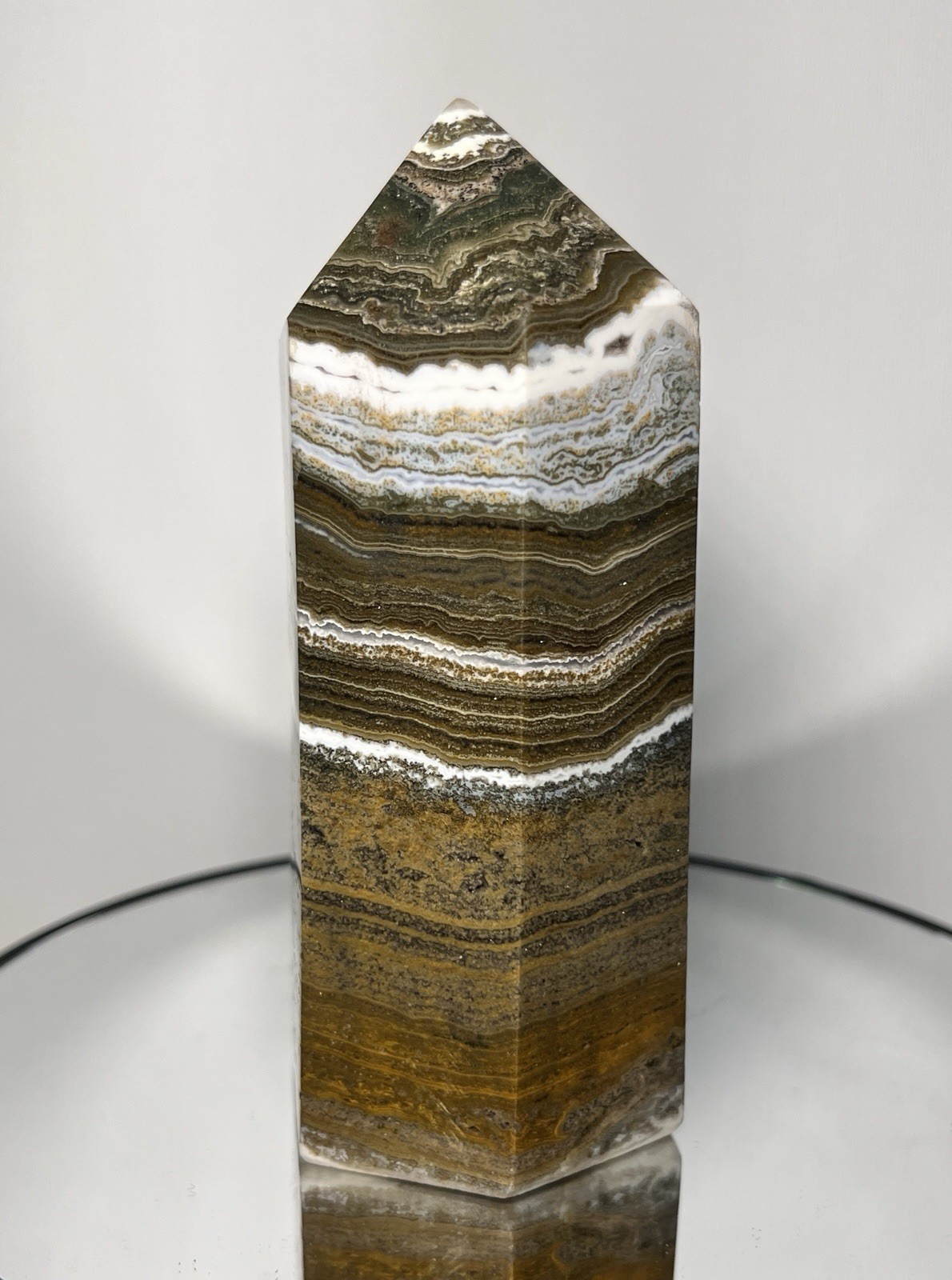 Ocean Jasper Tower (2lbs 2oz) – Measurements In Photos