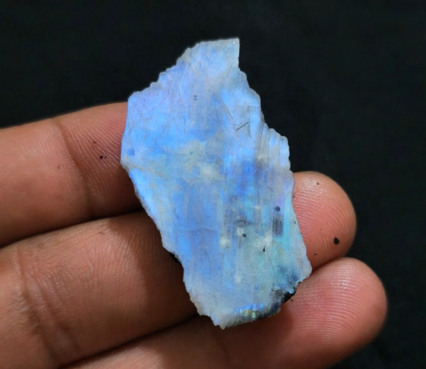 100% Natural Rainbow Moonstone Raw 50 Crt Moonstone Rough Gemstone For Jewelry