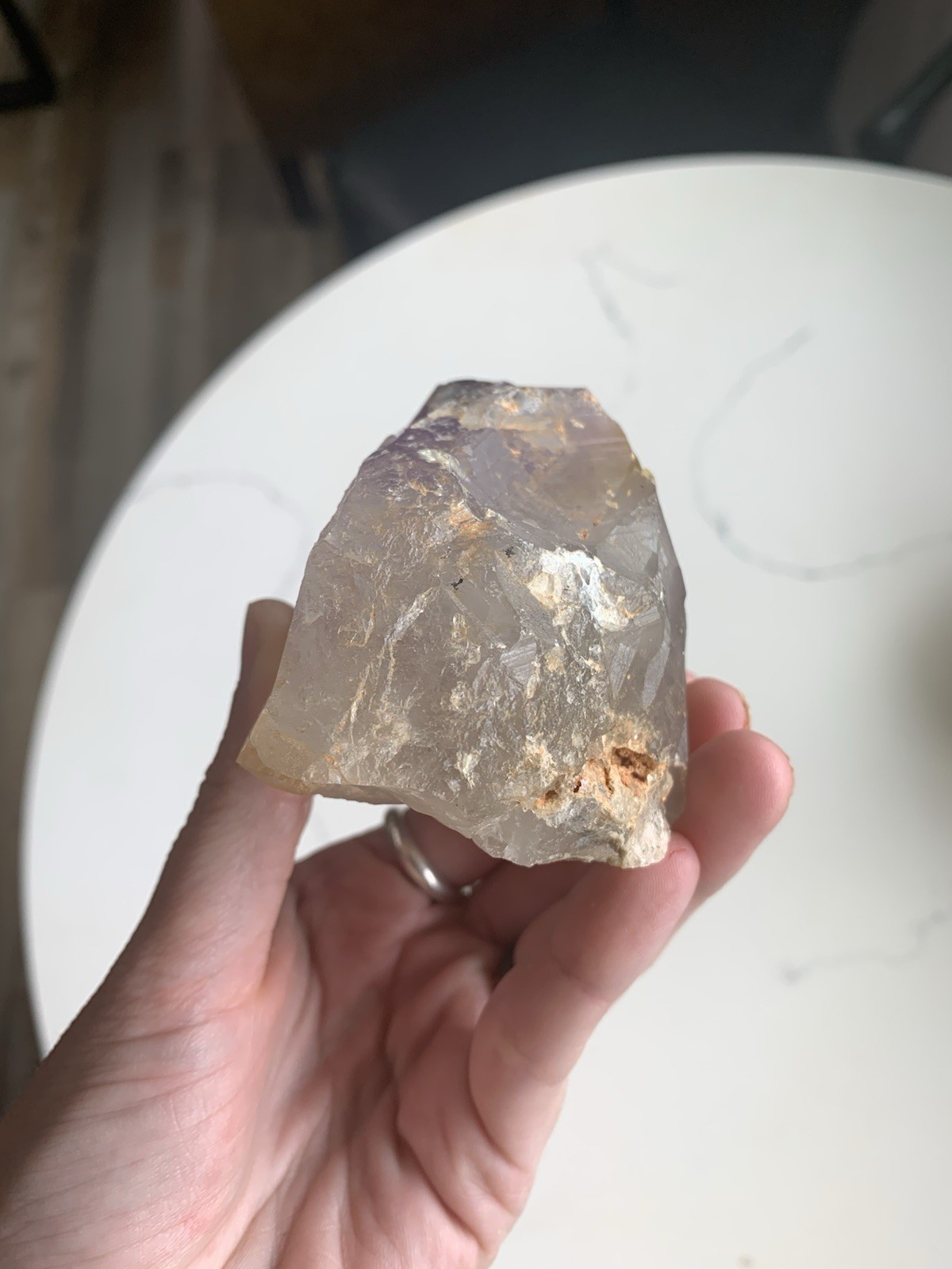 Amethyst Crystal Point from Australia dug by Patrick Gundersen Crystals of AUS