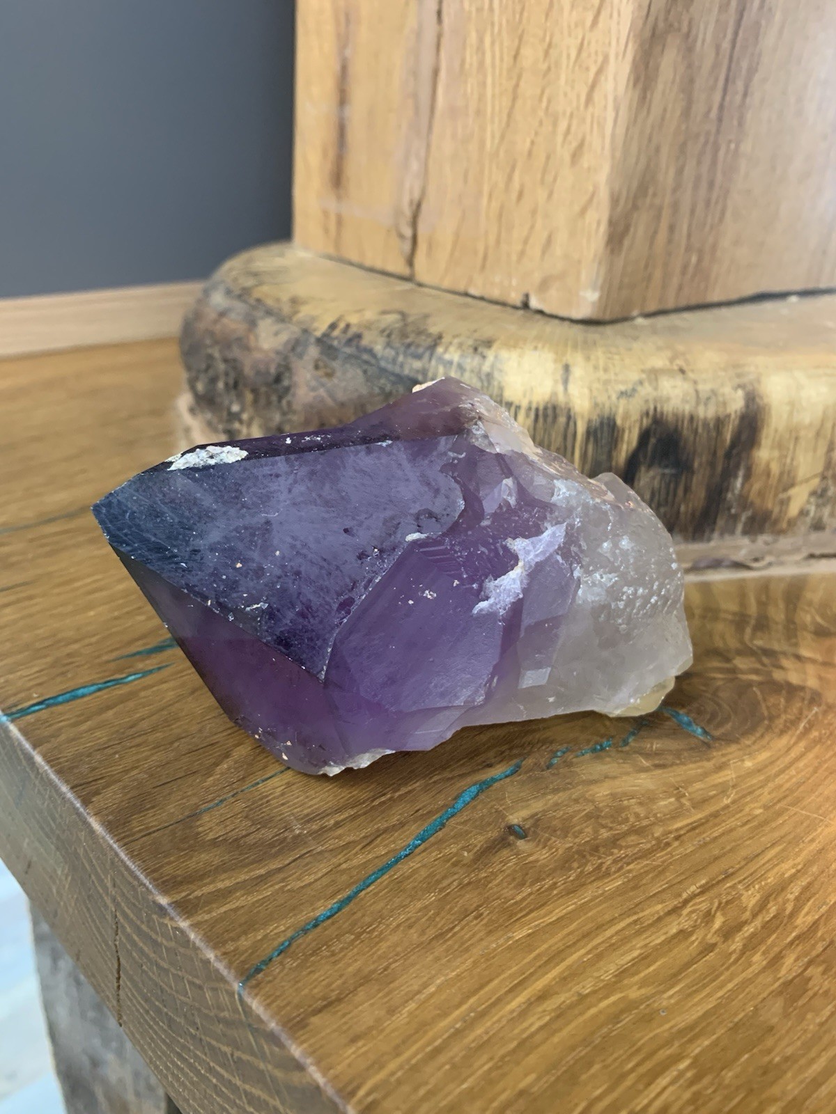 Amethyst Crystal Point from Australia dug by Patrick Gundersen Crystals of AUS