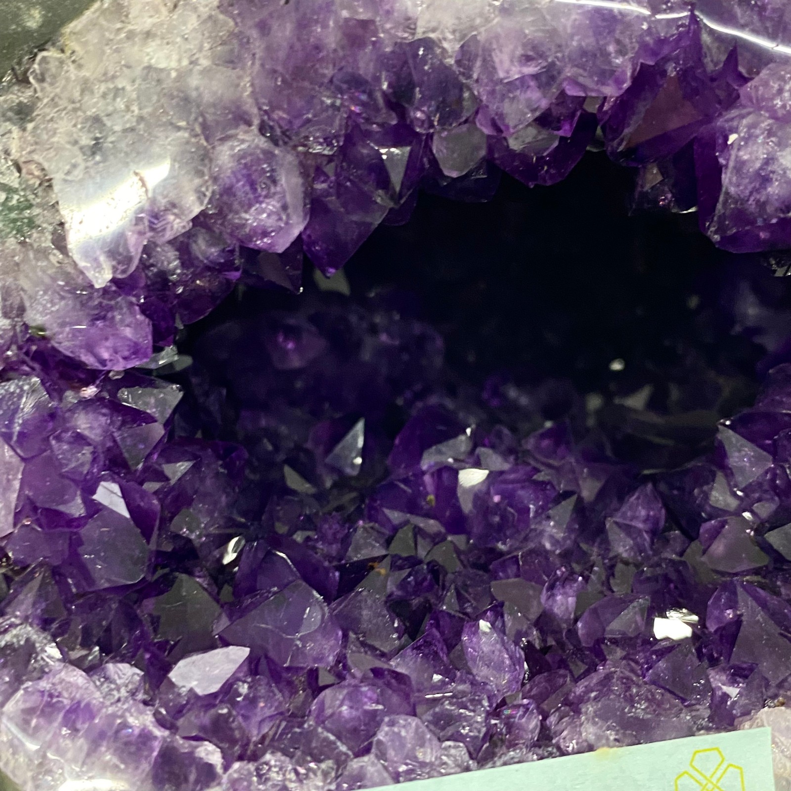 10.22LB Natural Amethyst geode quartz cluster crystal specimen Healing