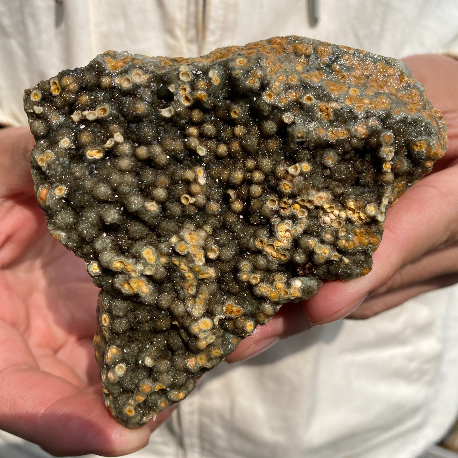 290G Rare Natural Raw Ocean Jasper Rough Quartz Crystal Mineral SpecimeM