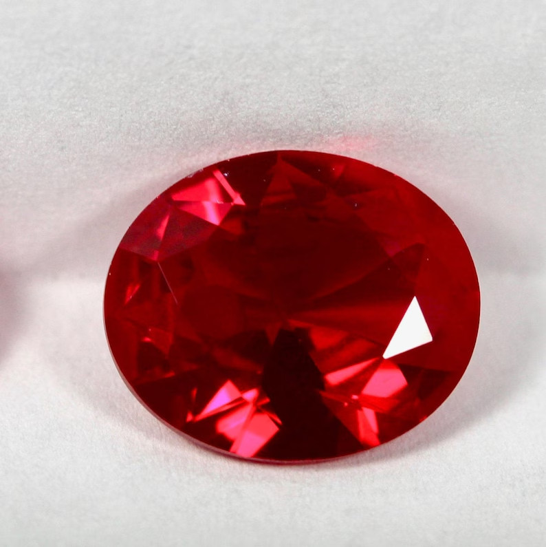 10.2 Ct+ Natural Flawless Mozambique Red Ruby Round Loose Gemstone Cut