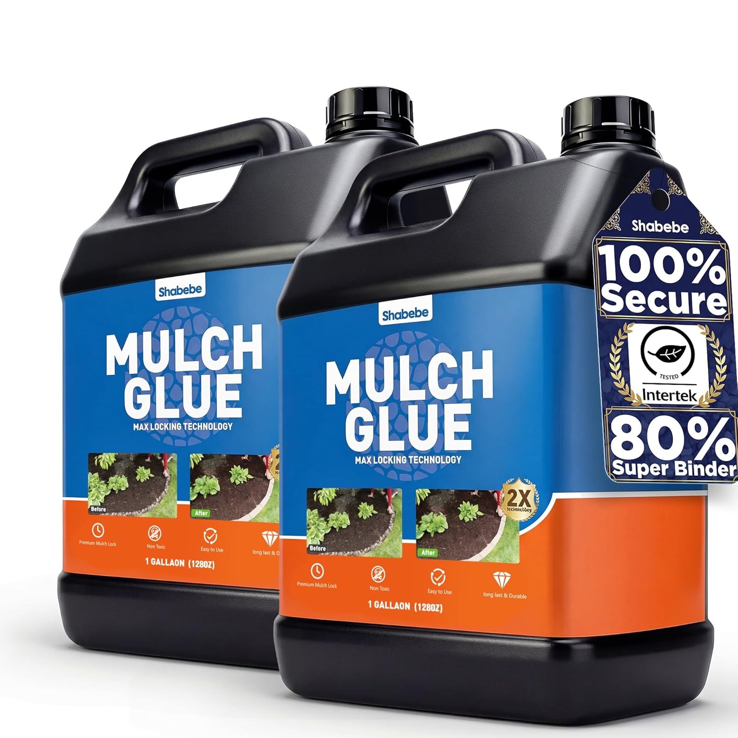 2 Gallon Mulch Glue – Strong Adhesive for Gravel & Landscape Stabilization