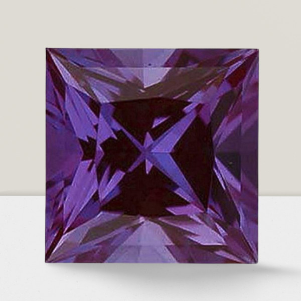 Alexandrite Square Cut Gemstone 1 Cts – 6 mm Lustrous Loose Gem