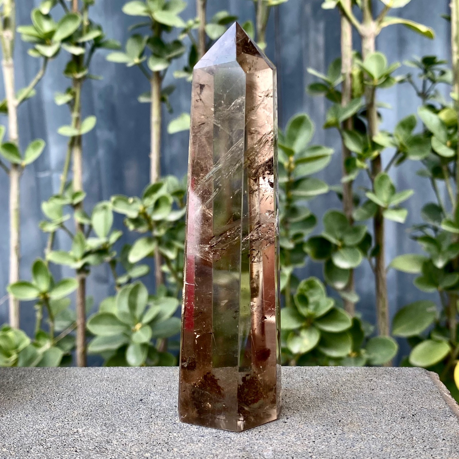 148G Natural White crystal pillar quartz crystal reiki healing