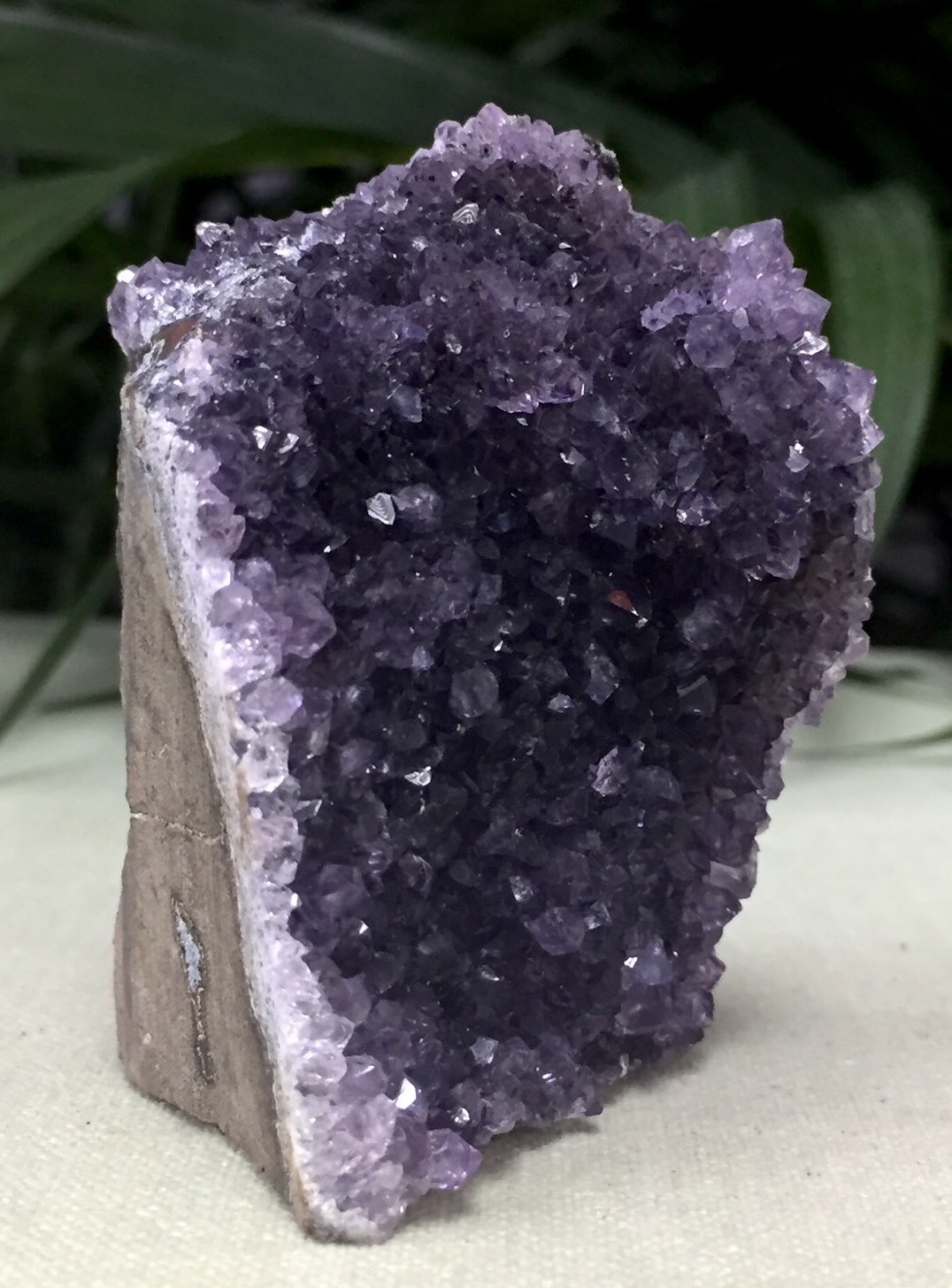 Amethyst Cluster Geode Crystal Quartz Cut Base Purple Amethyst Specimen Uruguay