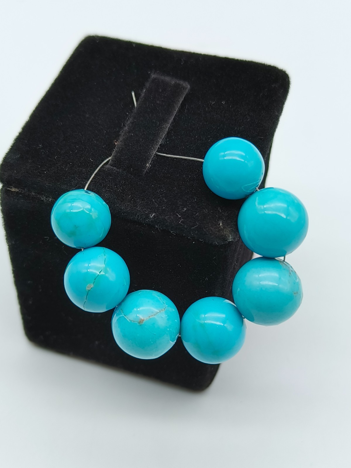 Turquoise Round Beads Natural Gemstone Round Ball Beads Gemstone Making Jewelry