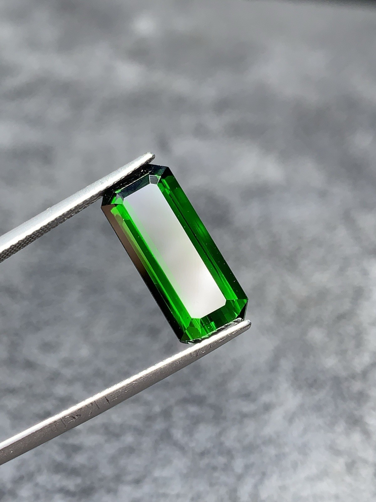 Chrome Tourmaline Loupe Clean 5.2 Carats Open Color gemstone From Afghanistan