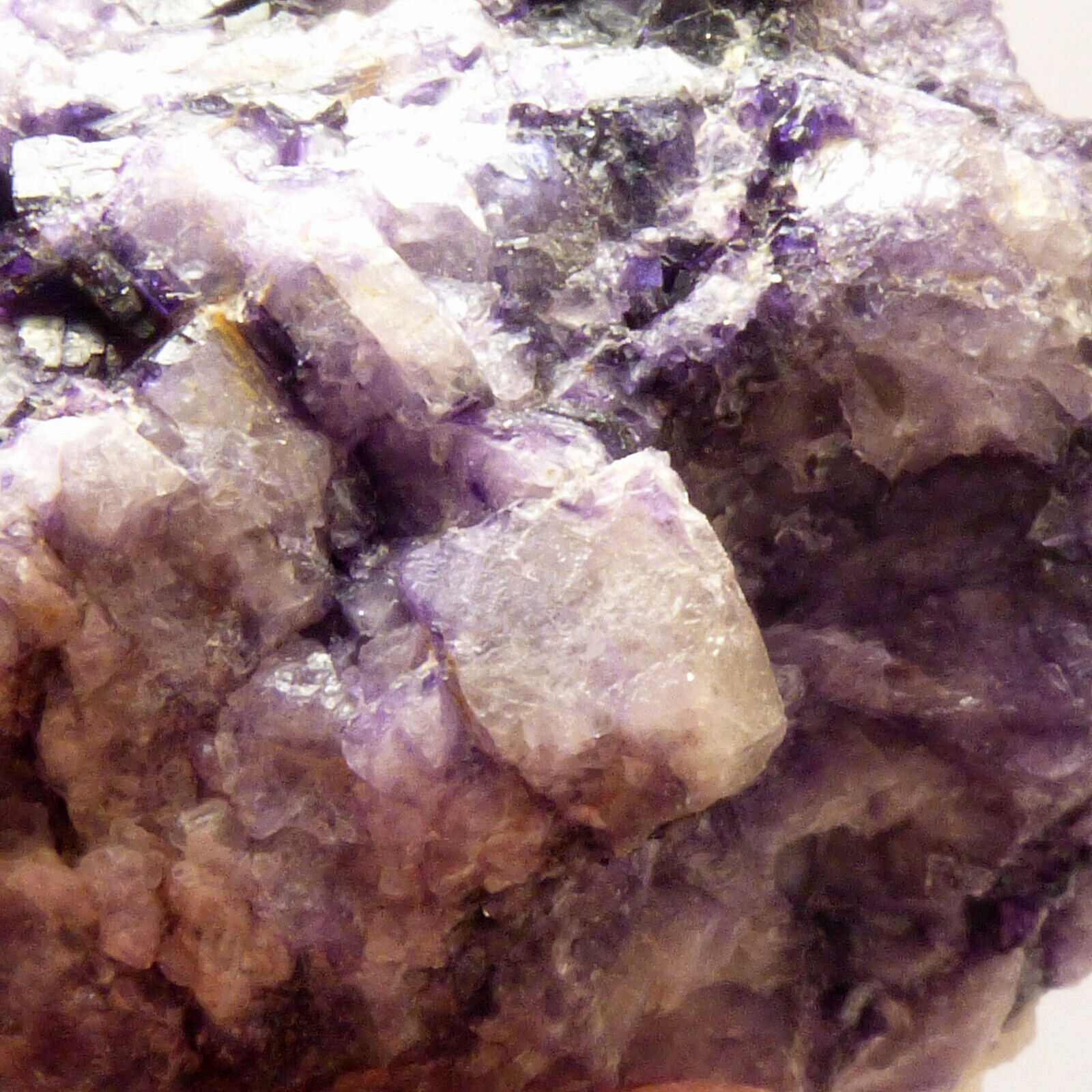 Blue John Fluorite Crystal Display Specimen Derbyshire UK 43mm 85g Unpolished