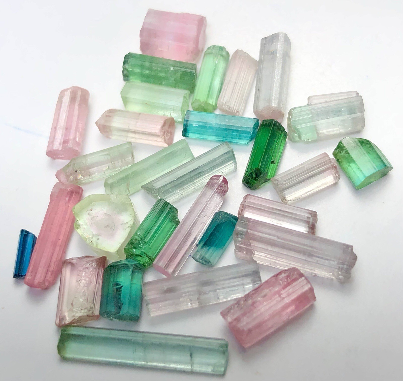 Very beautiful mix Color rough Tourmaline Lot From Afghanistan | Facet Rough