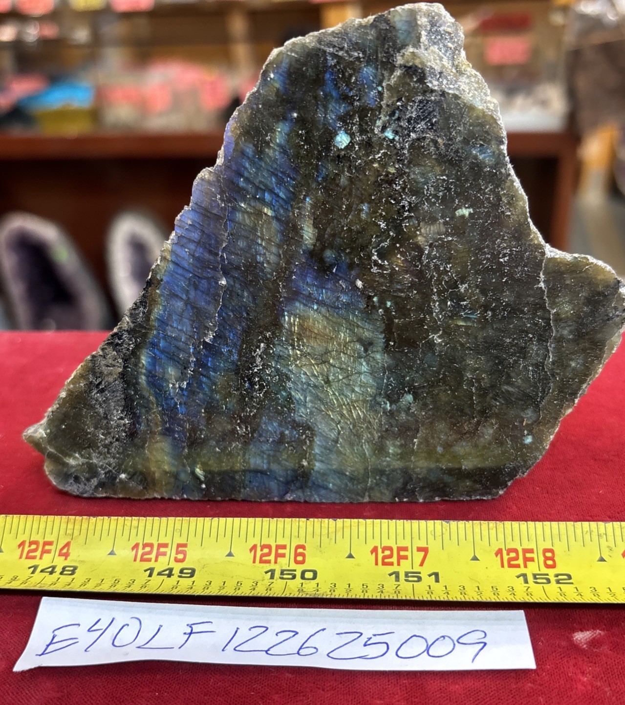 Labradorite Polished Face Madagascar 484 Grams