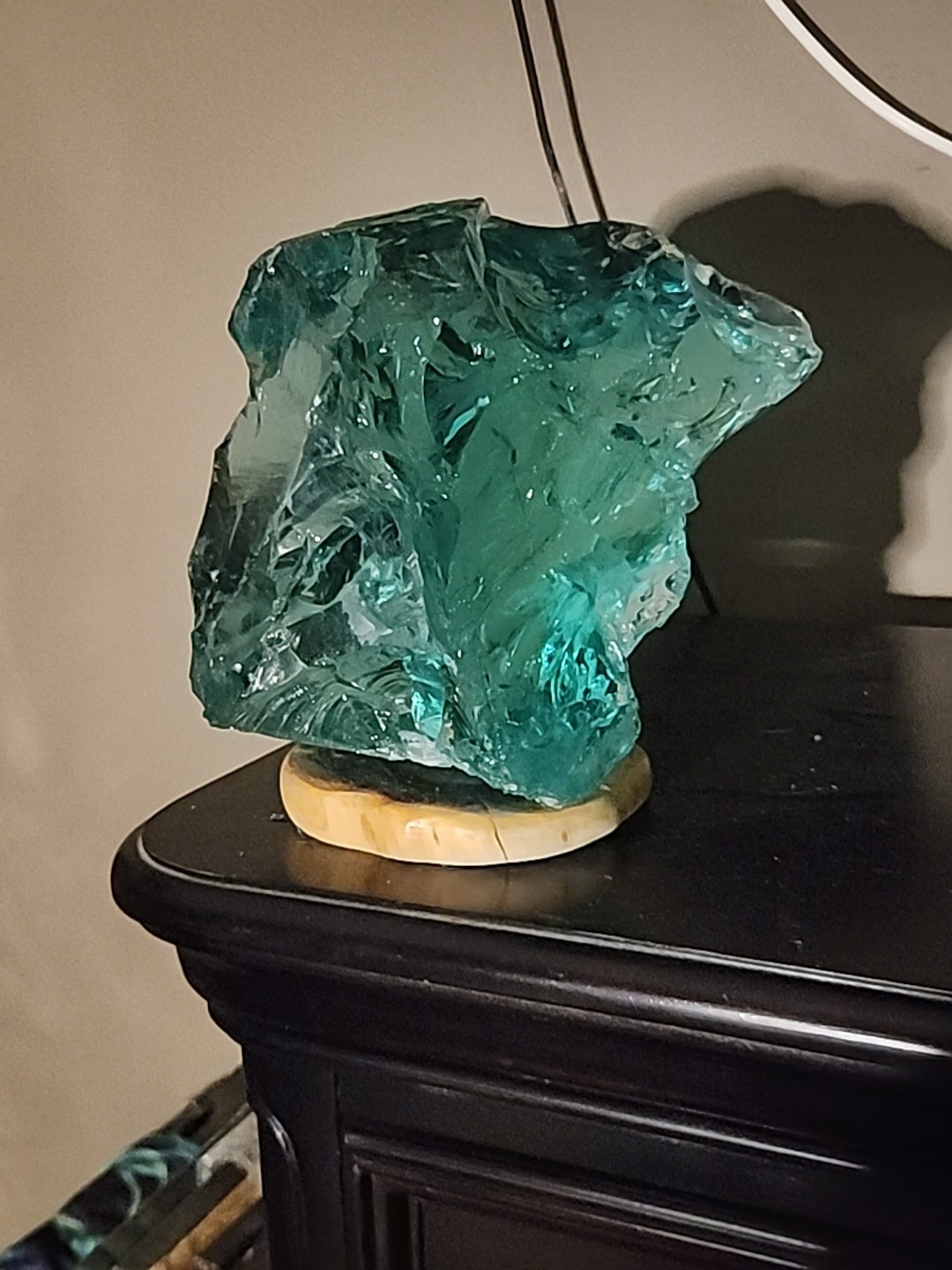 5kg+ (A097) Big size super Aqua Blue rough!! Of Andara Crystal Monatomic.
