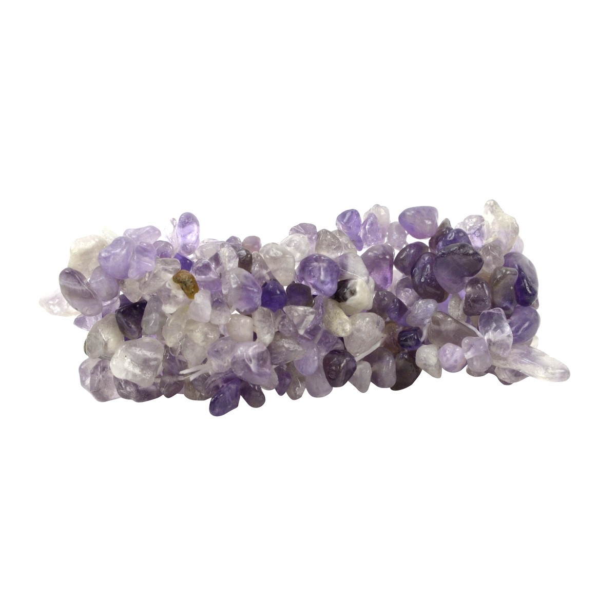Natural Amethyst Gemstone Bead Fashion Bracelet Purple Reiki Heal Stone Jewelry