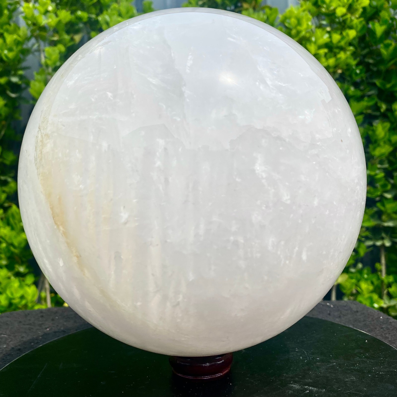 21.82LB white crystal quartz crystal ball Reiki repair