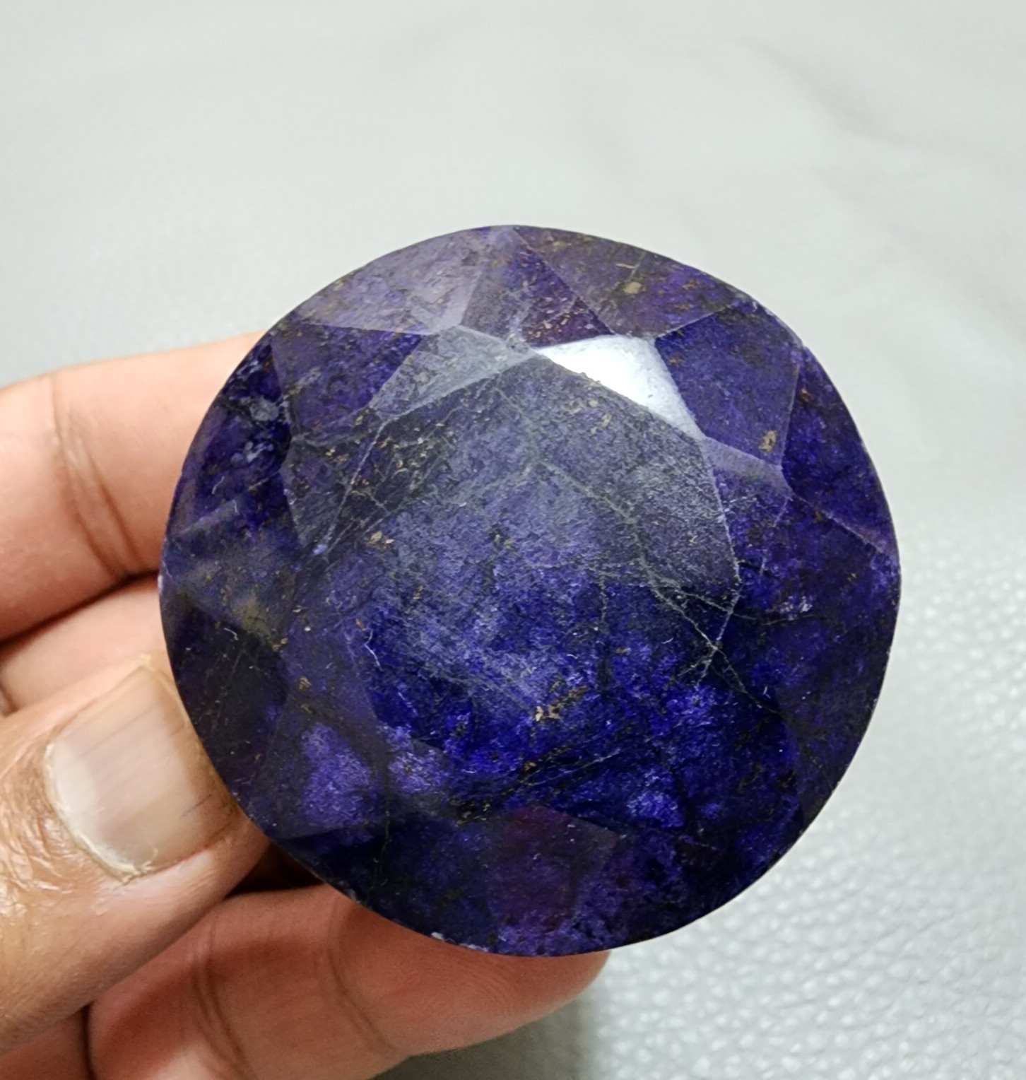 Adorable African Sapphire Faceted Round Loose Gemstone Jewelry Making 547.10 Ct