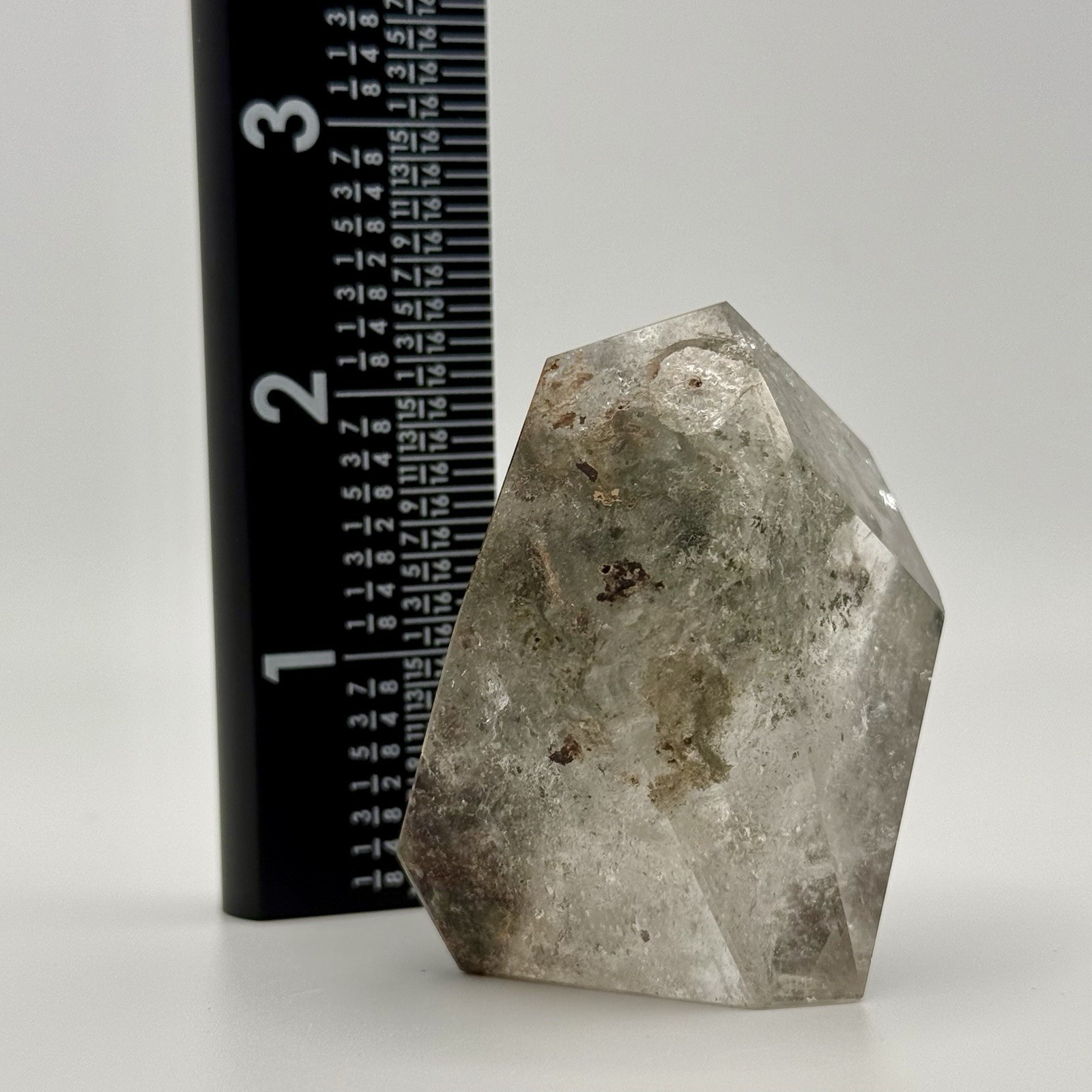 Natural Garden Quartz Freeform, Multicolored Inclusions, 136g