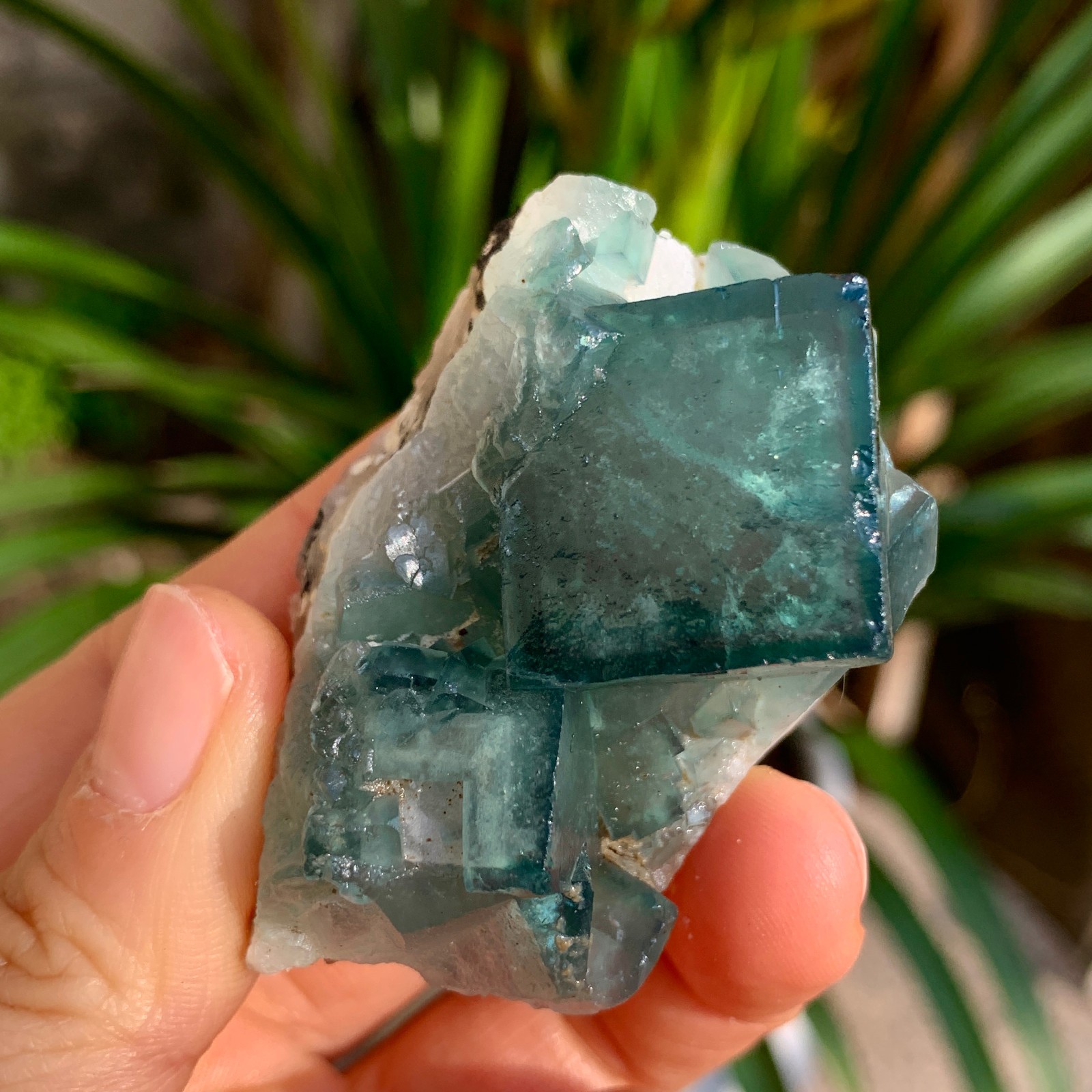 80g Natural beautiful green fluorite mineral specimens healing