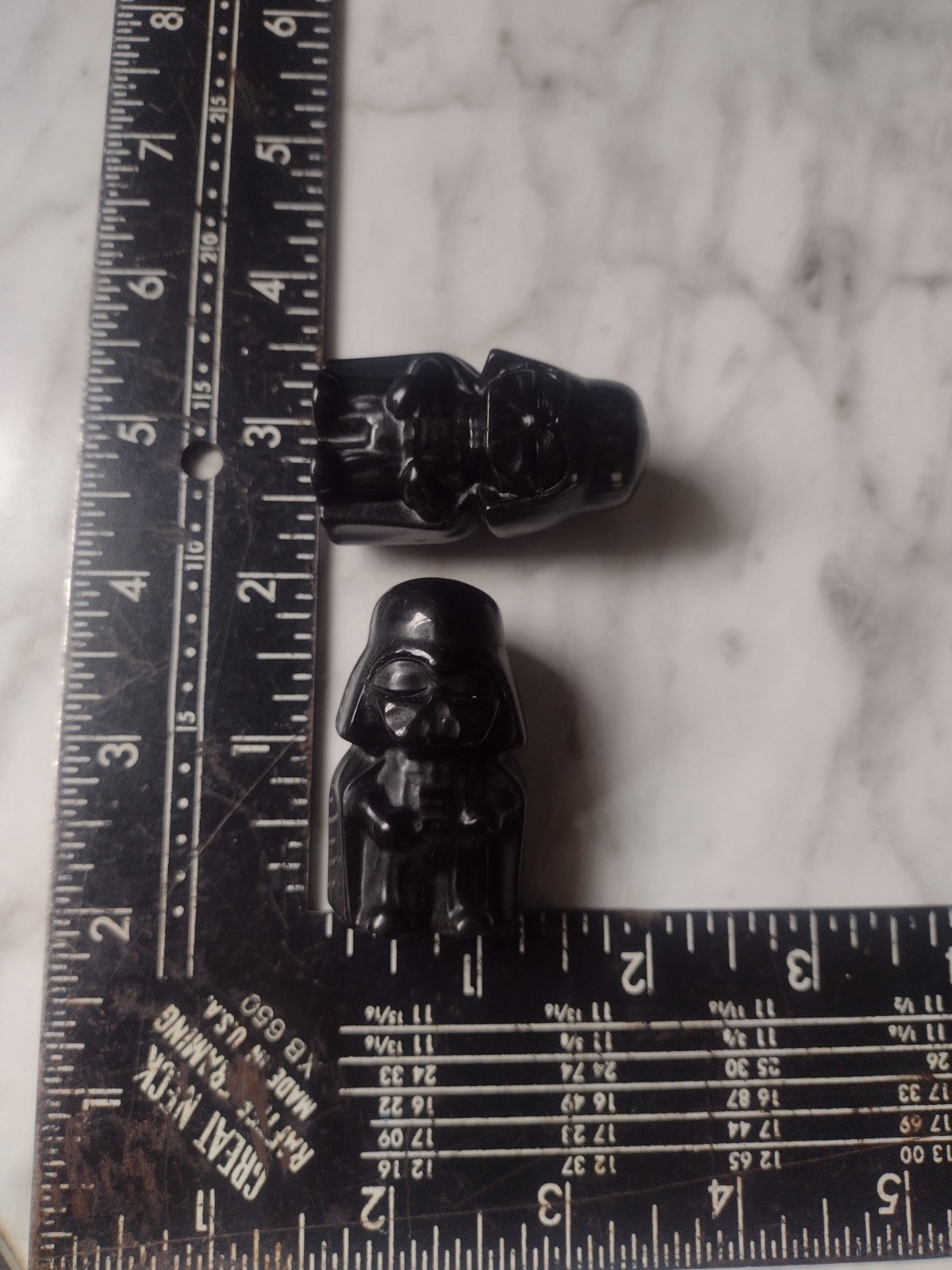 Obsidian Darth Vader Star Wars Carving Crystal Carved Stone