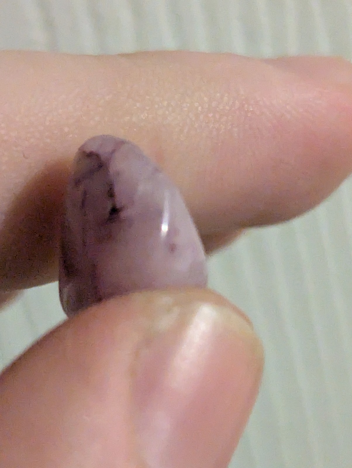 Small Light Purple/Lilac Tumbled Stone Likely From My 25-30 Year Old Collection