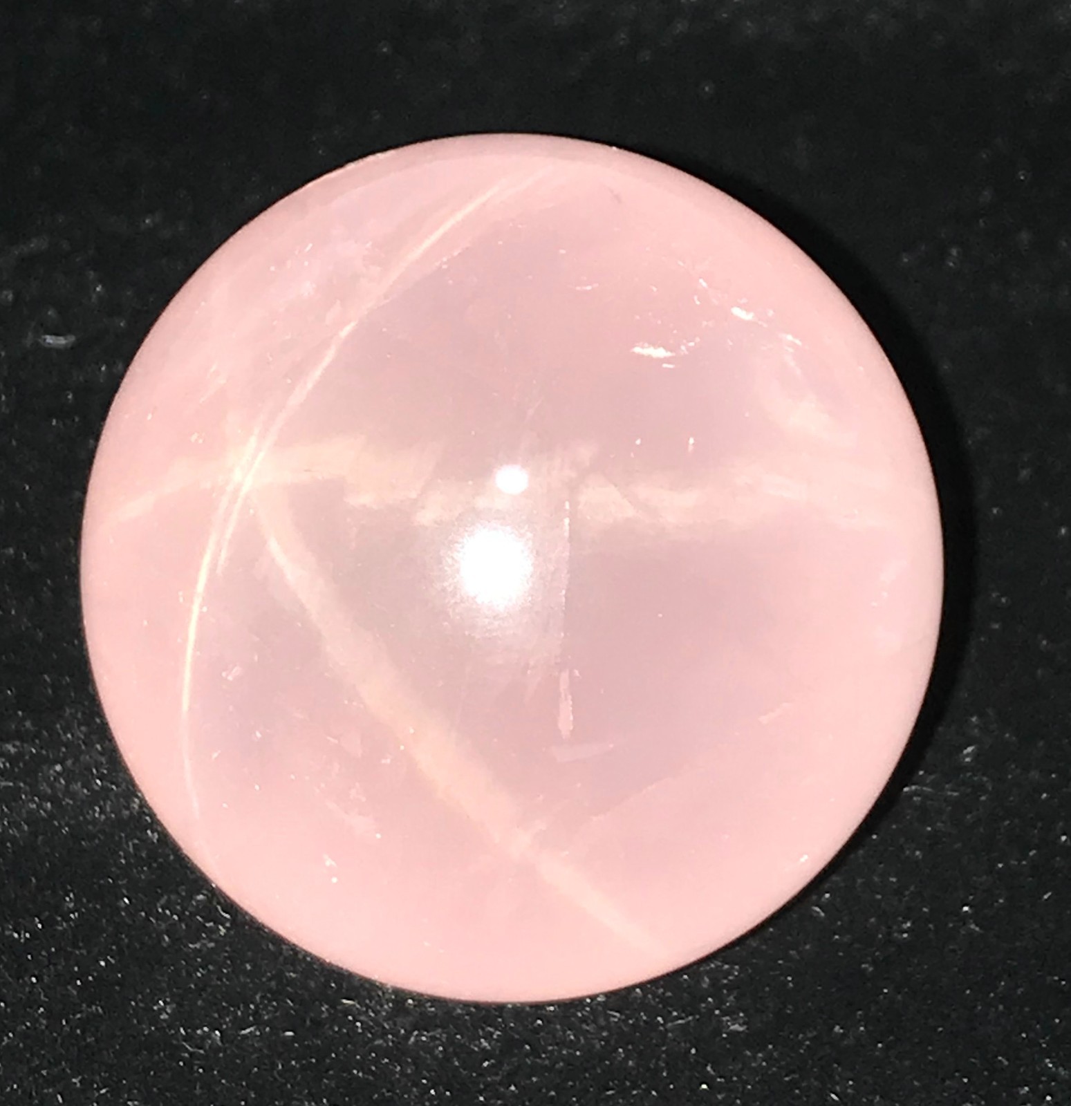 Natural STAR Rose Quartz SPHERE Ball Crystal Reiki Stone Healing