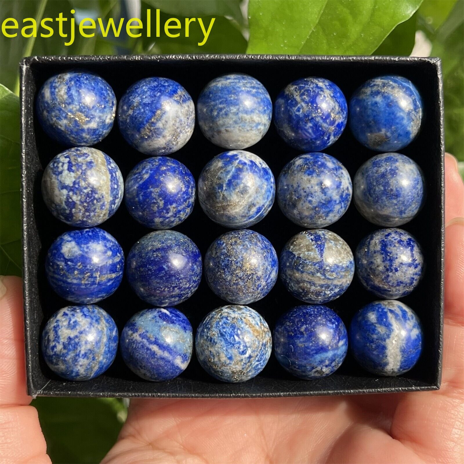 12pcs Natural Lapis Lazuli jasper ball quartz crystal carved Sphere gem 15mm+