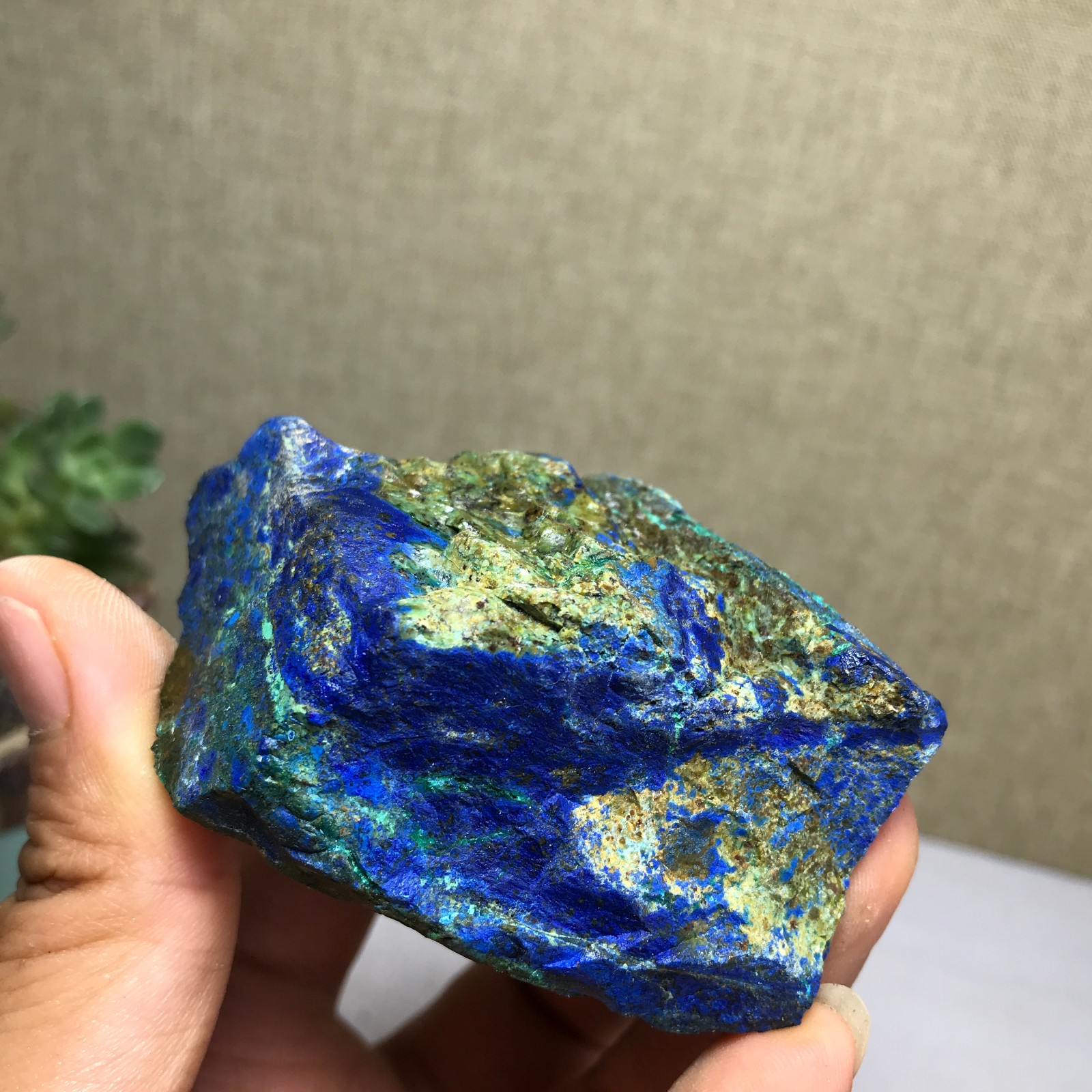 158g Natural Azurite/Malachite gemstone Rough original Crystal Specimen A5792