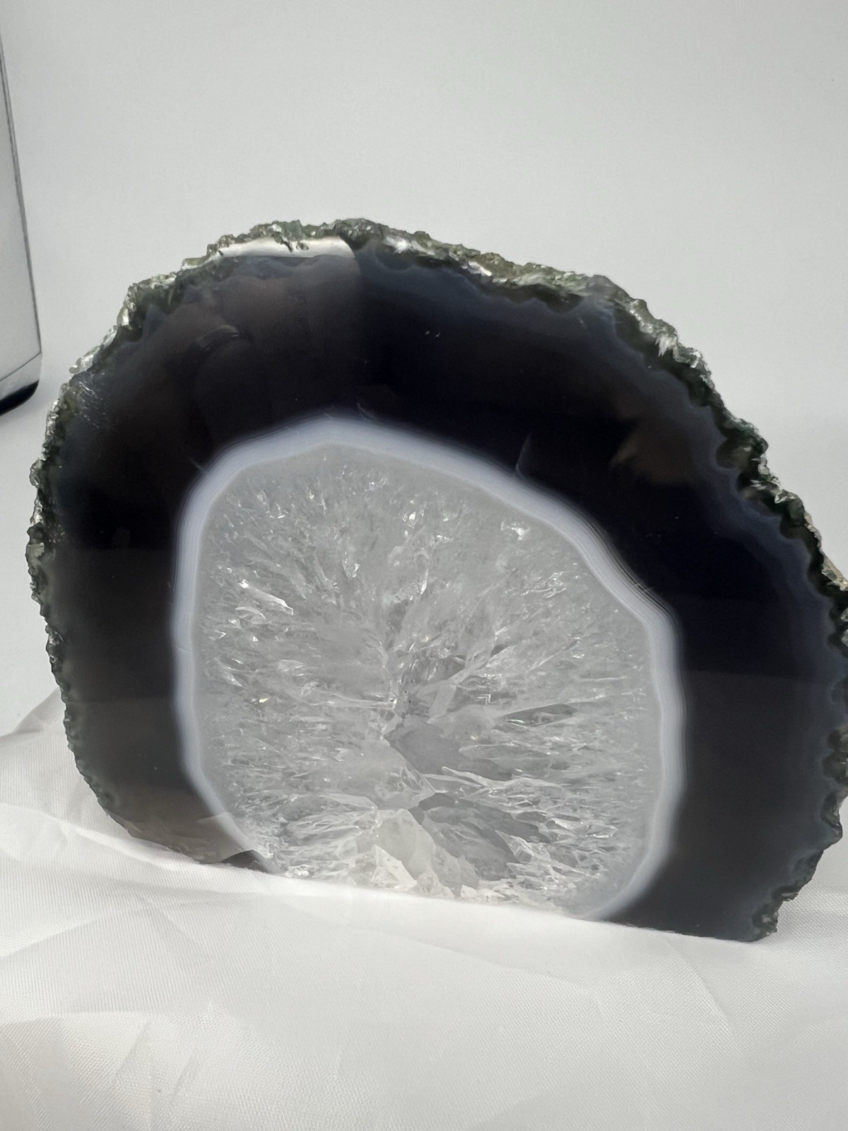 2.8 Pound Natural Amethyst Agate Cut base ! Amazing Quality Crystals And Gems!