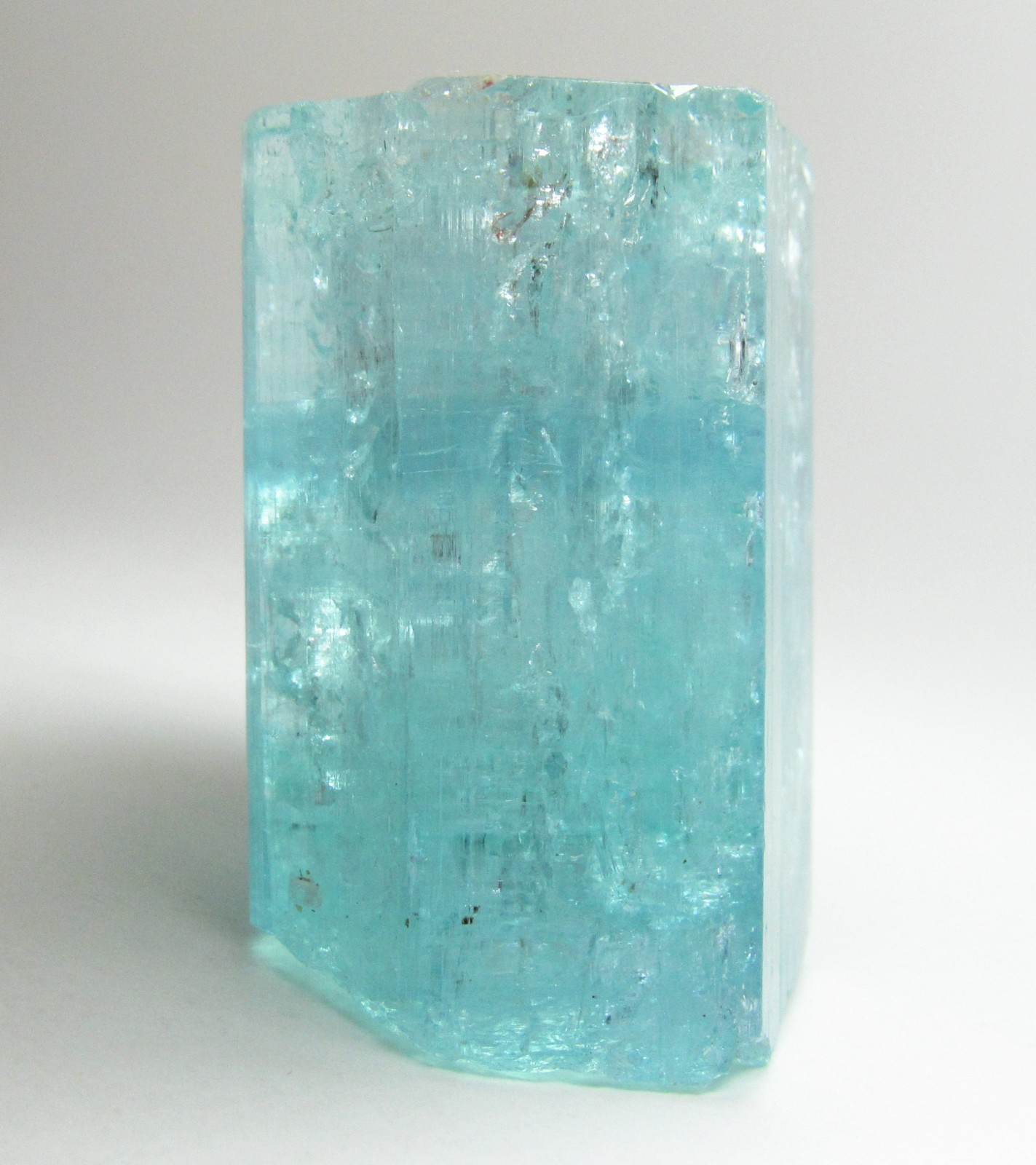 MESMERIZING IRIDESCENT AQUA BAND AQUAMARINE BERYL CRYSTAL!!! NIGERIA NEW FIND